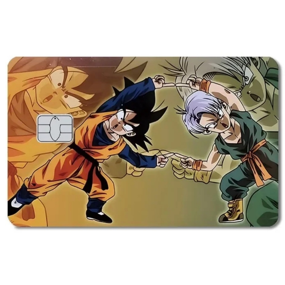 💚2/$20 Dragon Ball Z Fusion Dance Credit Card Skin Sticker